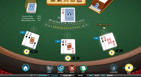 Jogar Blackjack With Perfect Pairs com Dinheiro Real